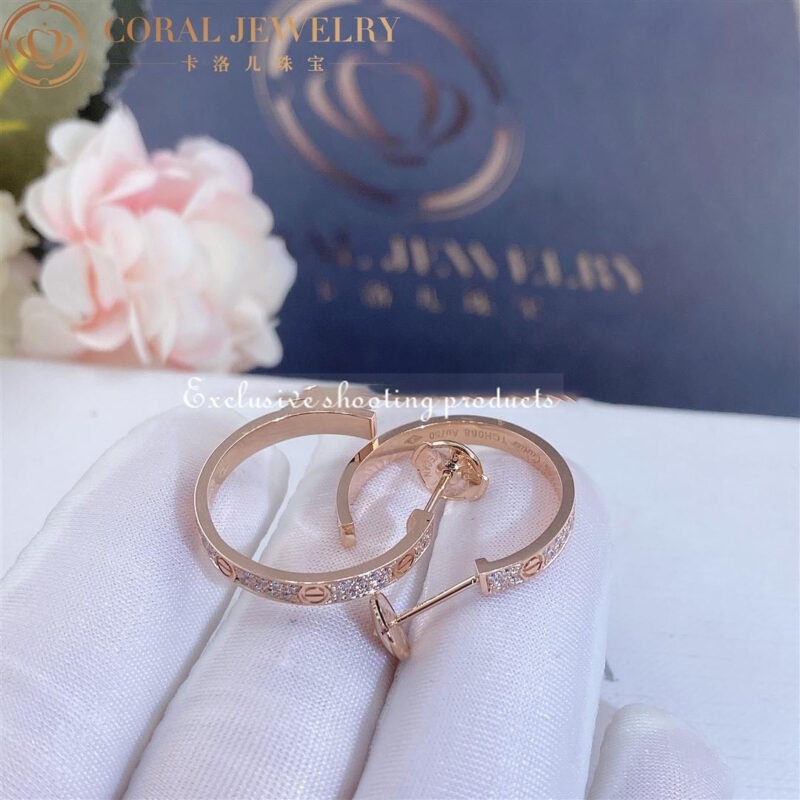 Cartier Love Earrings N8515192 Rose Gold 4