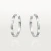 Cartier Love Earrings B8028300 White Gold 1