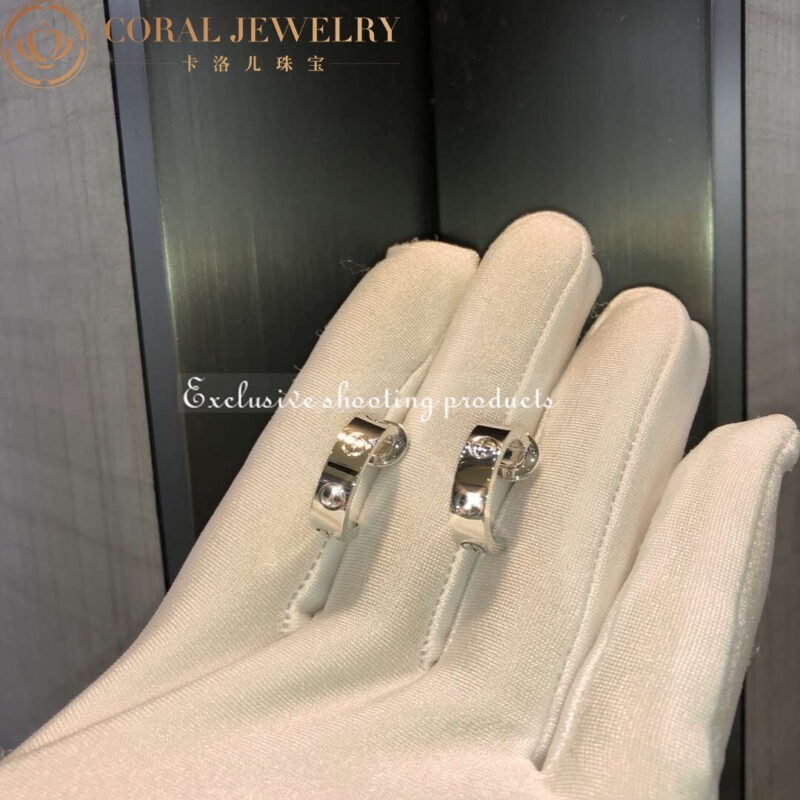 Cartier Love Earrings B8028900 White Gold 6