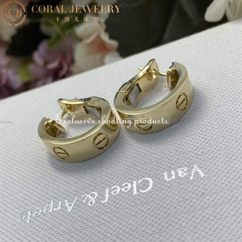 Cartier Love Earrings B8022500 Yellow Gold 5