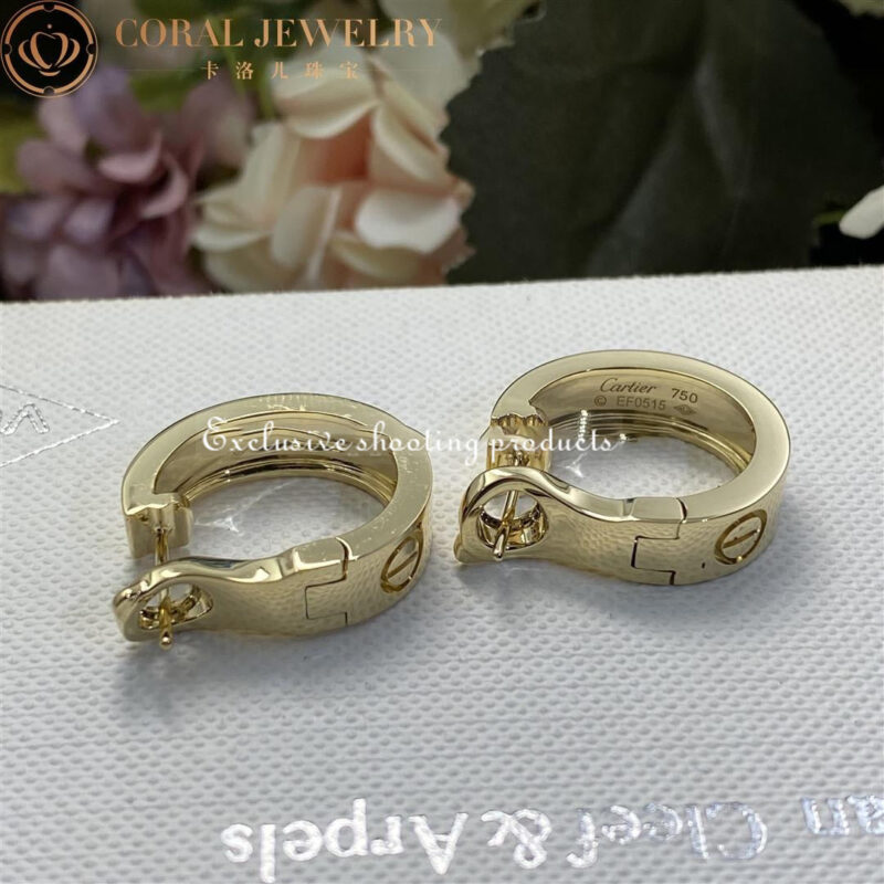 Cartier Love Earrings B8022500 Yellow Gold 4