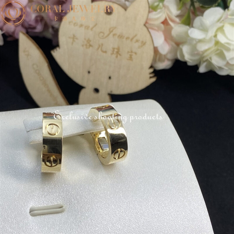 Cartier Love Earrings B8022500 Yellow Gold 2