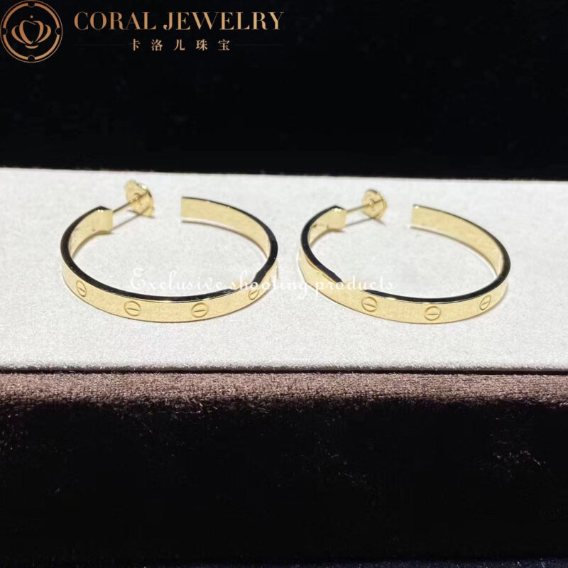 Cartier Love Earrings B8028200 Yellow Gold 8