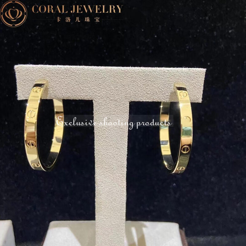 Cartier Love Earrings B8028200 Yellow Gold 6