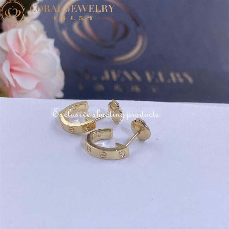 Cartier Love Earrings B8028800 Yellow Gold 3