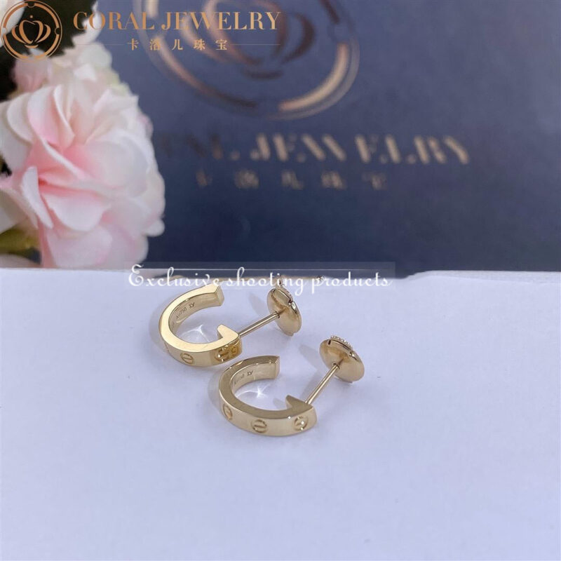 Cartier Love Earrings B8028800 Yellow Gold 2