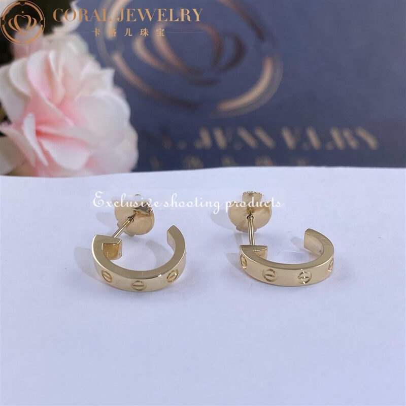 Cartier Love Earrings B8028800 Yellow Gold 6