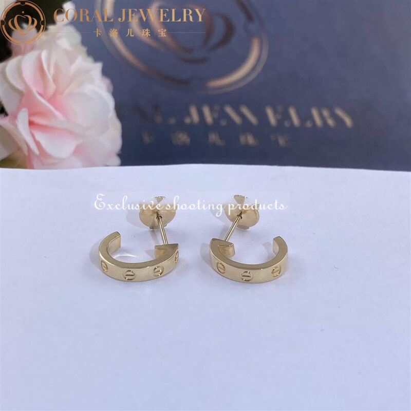 Cartier Love Earrings B8028800 Yellow Gold 5