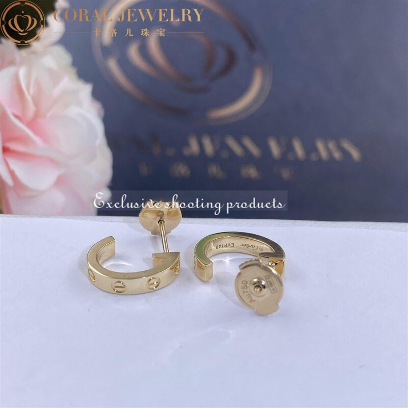 Cartier Love Earrings B8028800 Yellow Gold 4