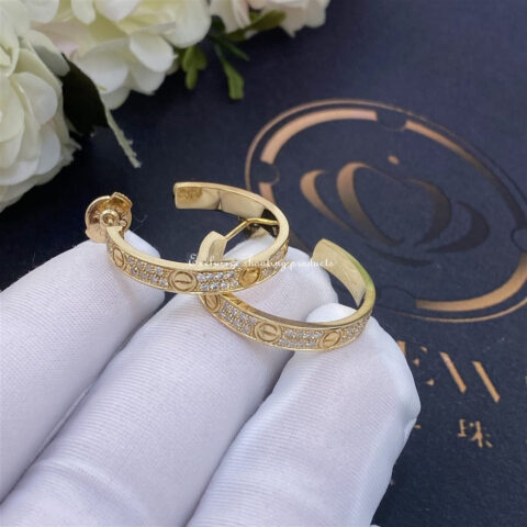 Cartier Love Earrings N8515192 Yellow Gold 9