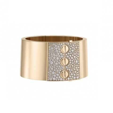 Cartier Love Bracelet Wrist Guard Diamond Bracelet Rose Gold 1