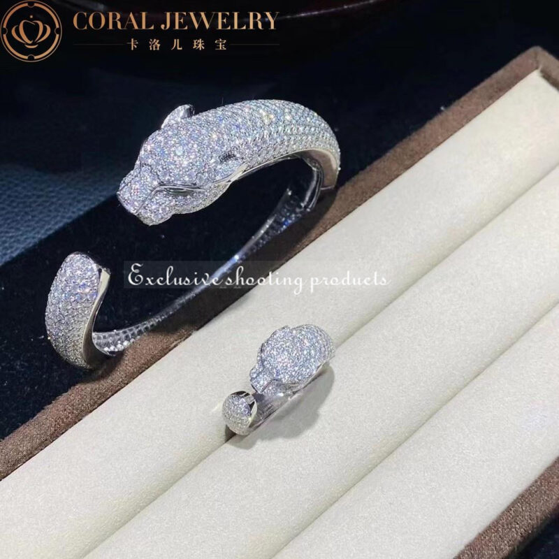 Cartier Panthère De H6007417 Cartier Bracelet 18K Gold Diamond Onyx Emerald 16