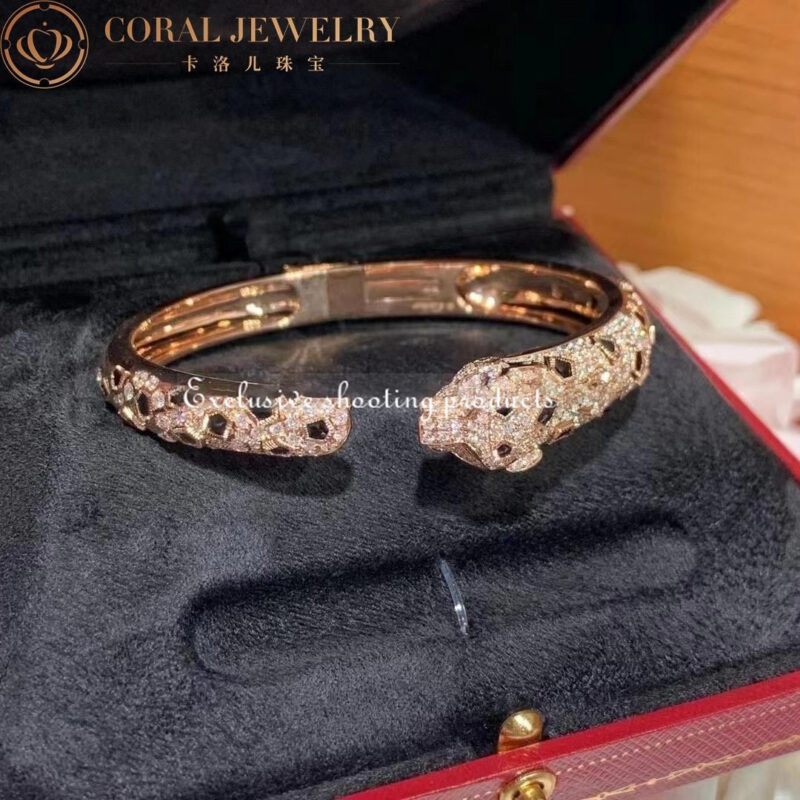 Cartier Panthère De N6715517 Cartier Bracelet 18K Gold Diamond Onyx Emerald 7
