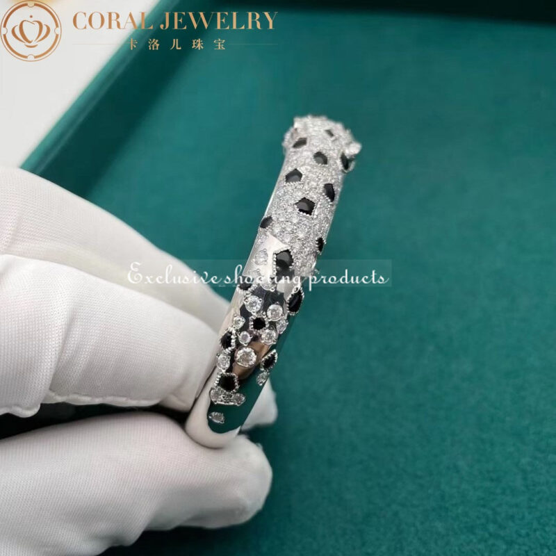 Cartier Panthère De N6715617 Cartier Bracelet 18K Gold Diamond Onyx Emerald 10