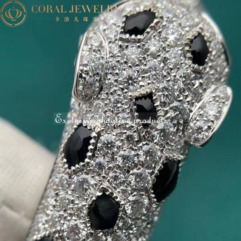 Cartier Panthère De N6715617 Cartier Bracelet 18K Gold Diamond Onyx Emerald 8