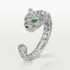 Cartier Panthère De H6030217 Cartier Bracelet 18k White Gold Diamond Onyx Emerald 1