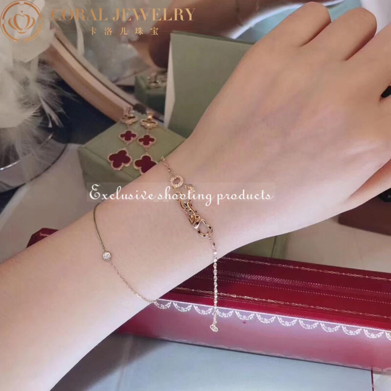 Cartier Panthère De B6046516 Cartier Bracelet Rose Gold Tsavorite Garnets Diamonds 7