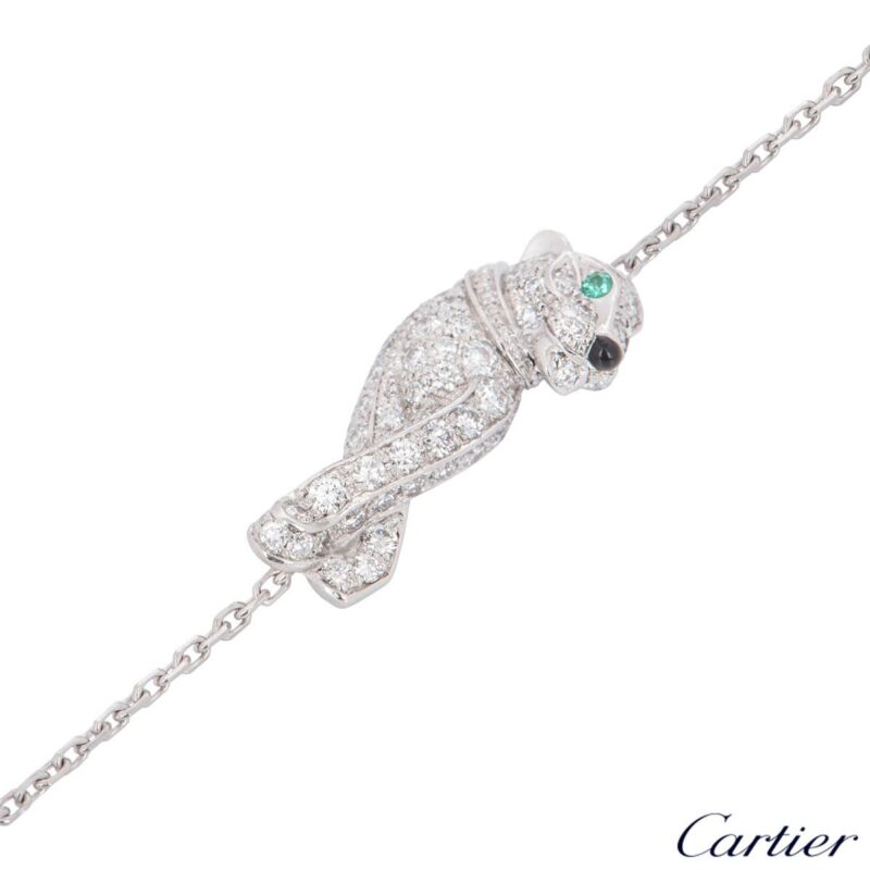 Cartier Panthère De B6043717 Cartier Bracelet White Gold Diamonds 6
