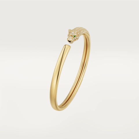 Cartier Panthère De N6717817 Cartier Bracelet Yellow Gold Onyx Emeralds Diamonds 1