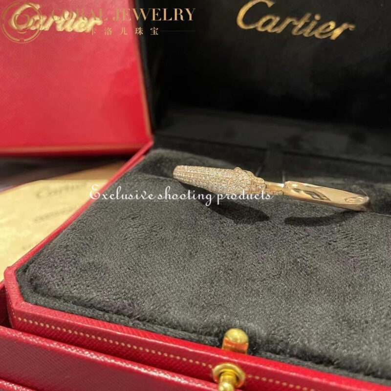 Cartier Panthère De N6718117 Cartier Bracelet Yellow Gold Onyx Emeralds Diamonds 9