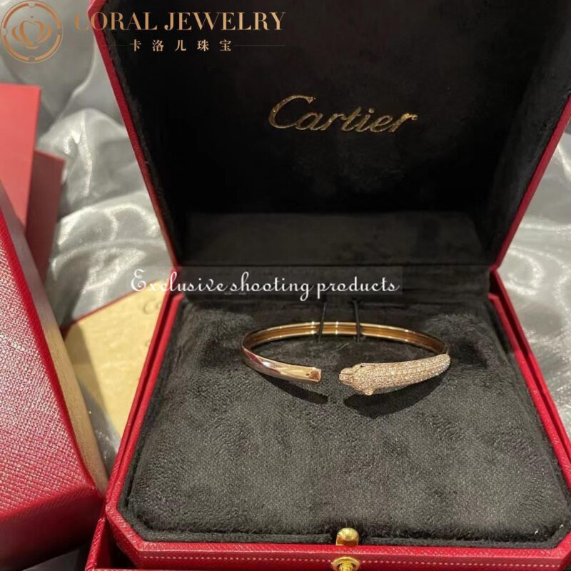 Cartier Panthère De N6718117 Cartier Bracelet Yellow Gold Onyx Emeralds Diamonds 7