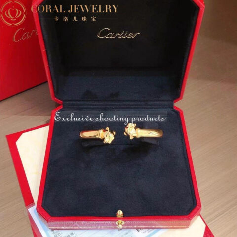Cartier Panthère De N6706117 Cartier Bracelet Yellow Gold Tsavorite Garnets Onyx 9