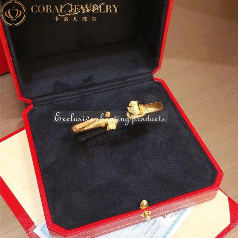 Cartier Panthère De N6706117 Cartier Bracelet Yellow Gold Tsavorite Garnets Onyx 8