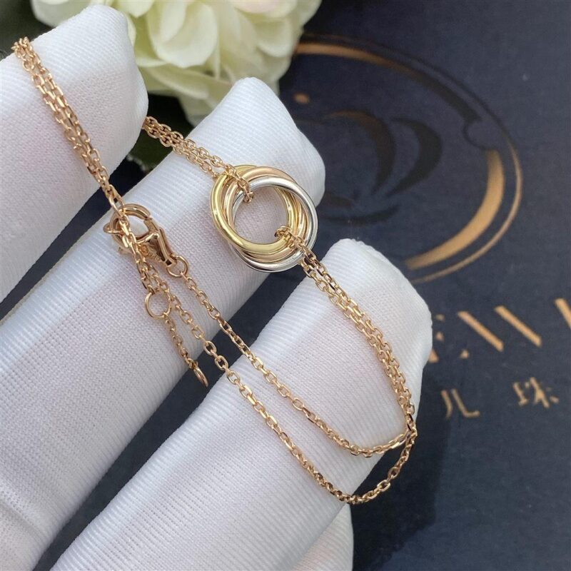 Cartier Trinity Bracelet B6036818 White Gold Yellow Gold Rose Gold 4