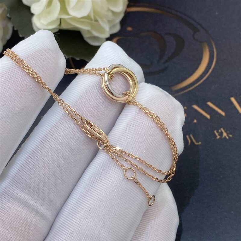 Cartier Trinity Bracelet B6036818 White Gold Yellow Gold Rose Gold 3