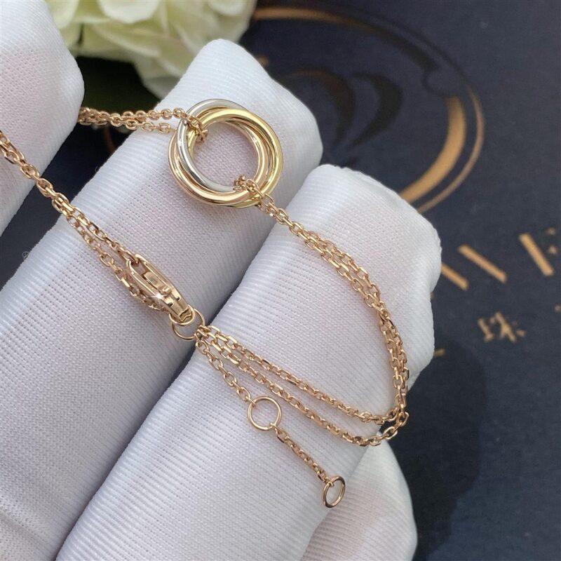 Cartier Trinity Bracelet B6036818 White Gold Yellow Gold Rose Gold 2