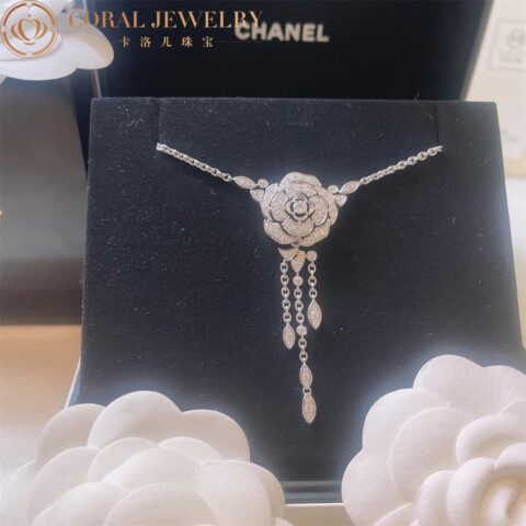 Chanel Bouton de J11176 Camélia transformable necklace 11