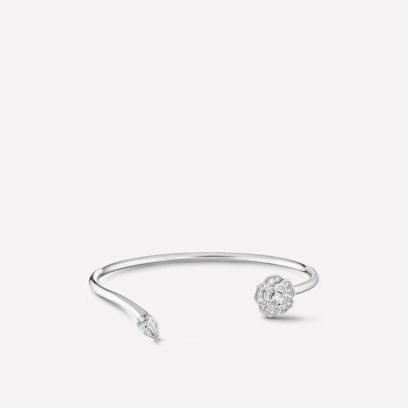 Chanel Camélia Précieux J11459 Bracelet 18k White Gold Diamonds 1