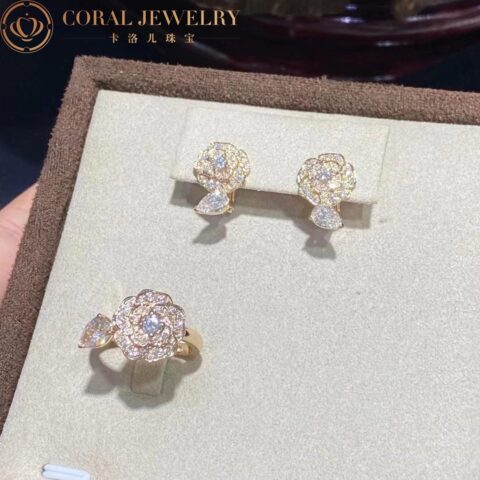 Chanel Camélia Précieux J11361 Ring 18k Yellow Gold Diamonds 6
