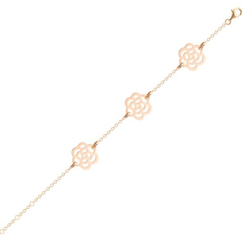Chanel Camélias Ajourés J10577-RG Bracelet 18k Rose Gold 1