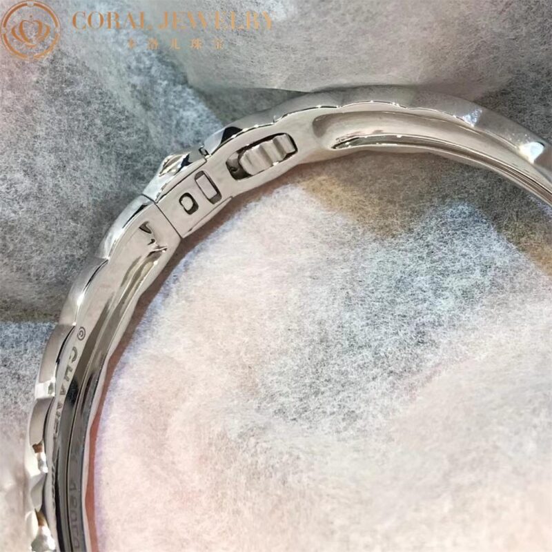 Chanel Coco Crush J11162 Bracelet Quilted Motif 18k White Gold Diamonds 5