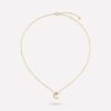 Chanel Coco Crush J12103 Necklace Quilted Motif 18k Yellow Gold Diamonds 1