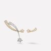 Chanel Comète Étoile Filante J11731 Earrings 18k White and Yellow Gold Diamonds 1