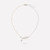 Chanel J11730 Comète Étoile Filante Necklace 18k White and Yellow Gold Diamonds 1