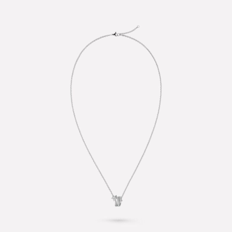 Chanel Comète Étoile Filante J10813 Necklace 18k White Gold Diamonds 1