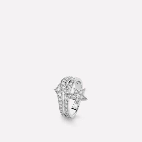 Chanel Comète Étoile Filante J10812 Ring 18k White Gold Diamonds 1