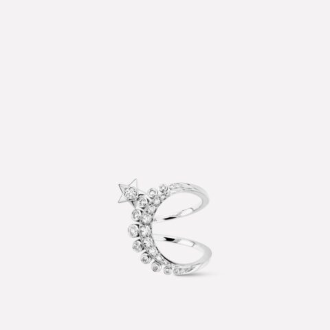Chanel Comète Lune J12208 Ring 18k White Gold Diamonds 1
