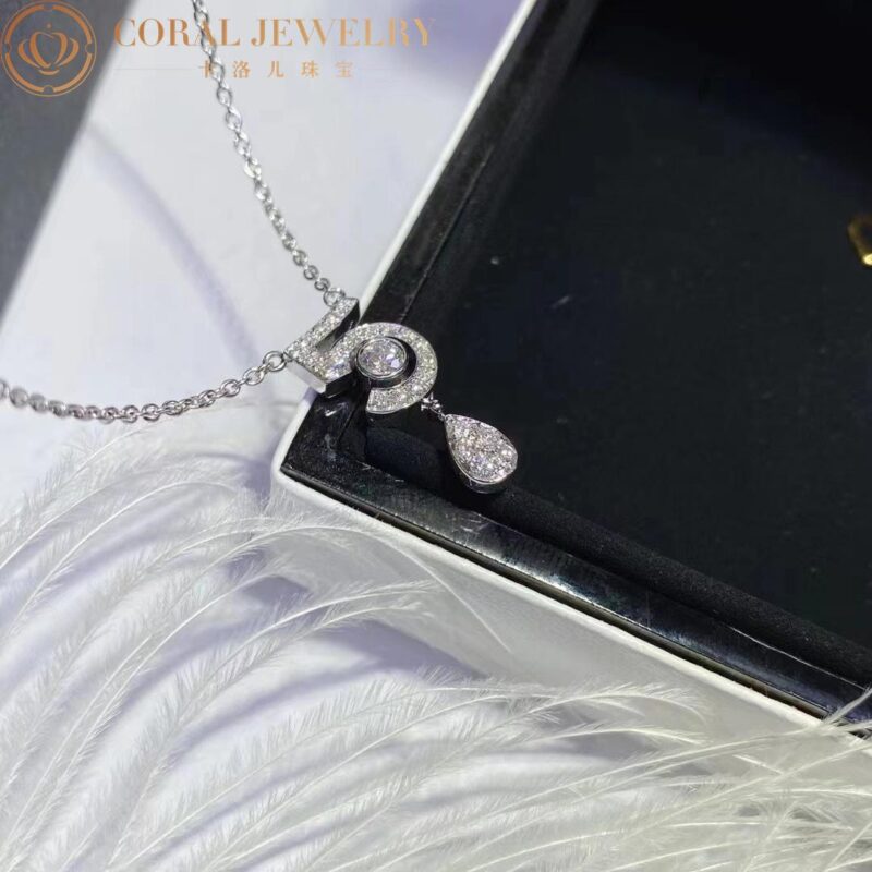 Chanel Eternal N°5 J11991 Necklace 18k White Gold Diamonds 2