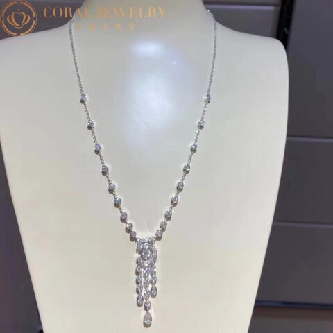 Chanel Eternal N°5 J11998 Necklace 18k White Gold Diamonds 12