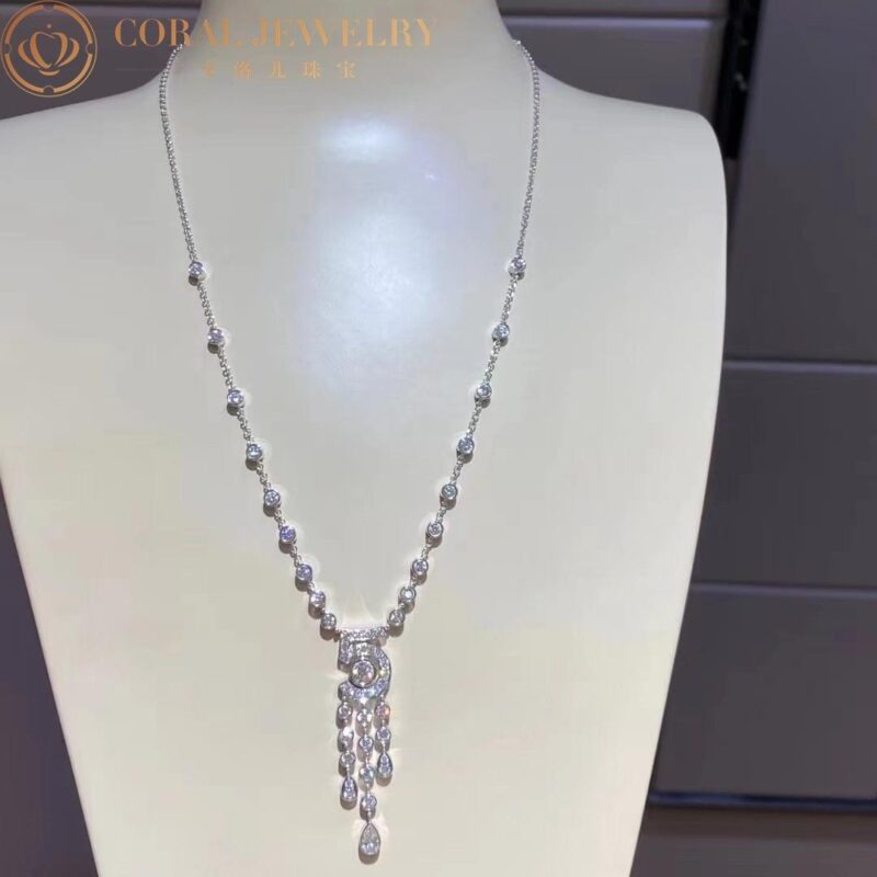 Chanel Eternal N°5 J11998 Necklace 18k White Gold Diamonds 9