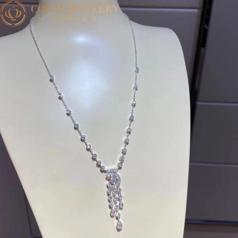 Chanel Eternal N°5 J11998 Necklace 18k White Gold Diamonds 7