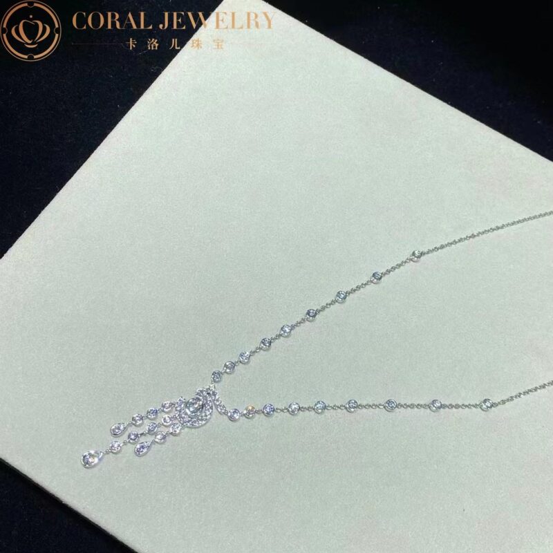 Chanel Eternal N°5 J11998 Necklace 18k White Gold Diamonds 3