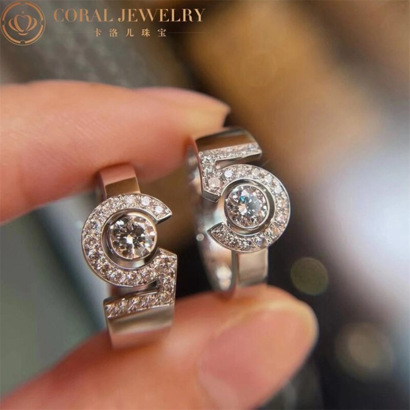 Chanel Eternal N°5 Ring J12002 18k White Gold Diamonds 2