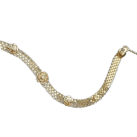 Chanel Impression de Camélia Bracelet 18k Yellow Gold Diamonds Bracelet 1