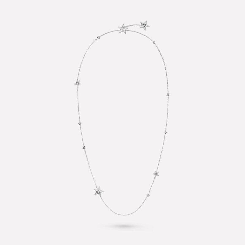 Chanel Les infinis de Comète J12128 Transformable Long Necklace 18k White Gold Diamonds 1