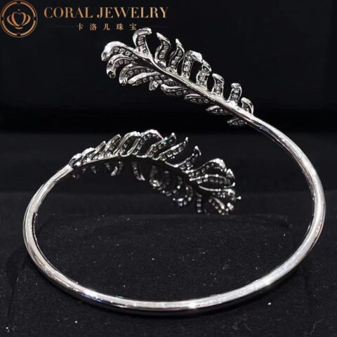 Chanel Plume De J4141 Chanel Bracelet 18k White Gold Diamonds 4